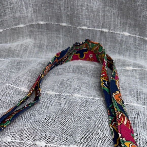 Vera Bradley Venetian Paisley Pattern Saddle Hipster Crossbody Bag Designer EUC - Picture 5 of 16